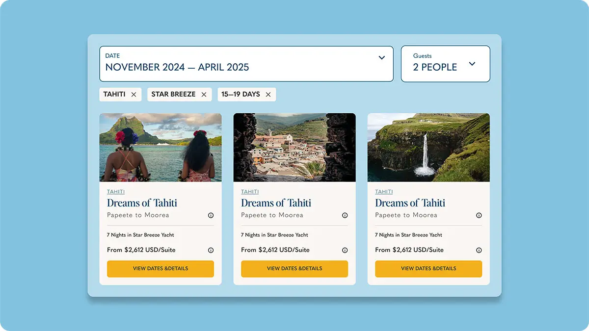 Windstar Search Page Image